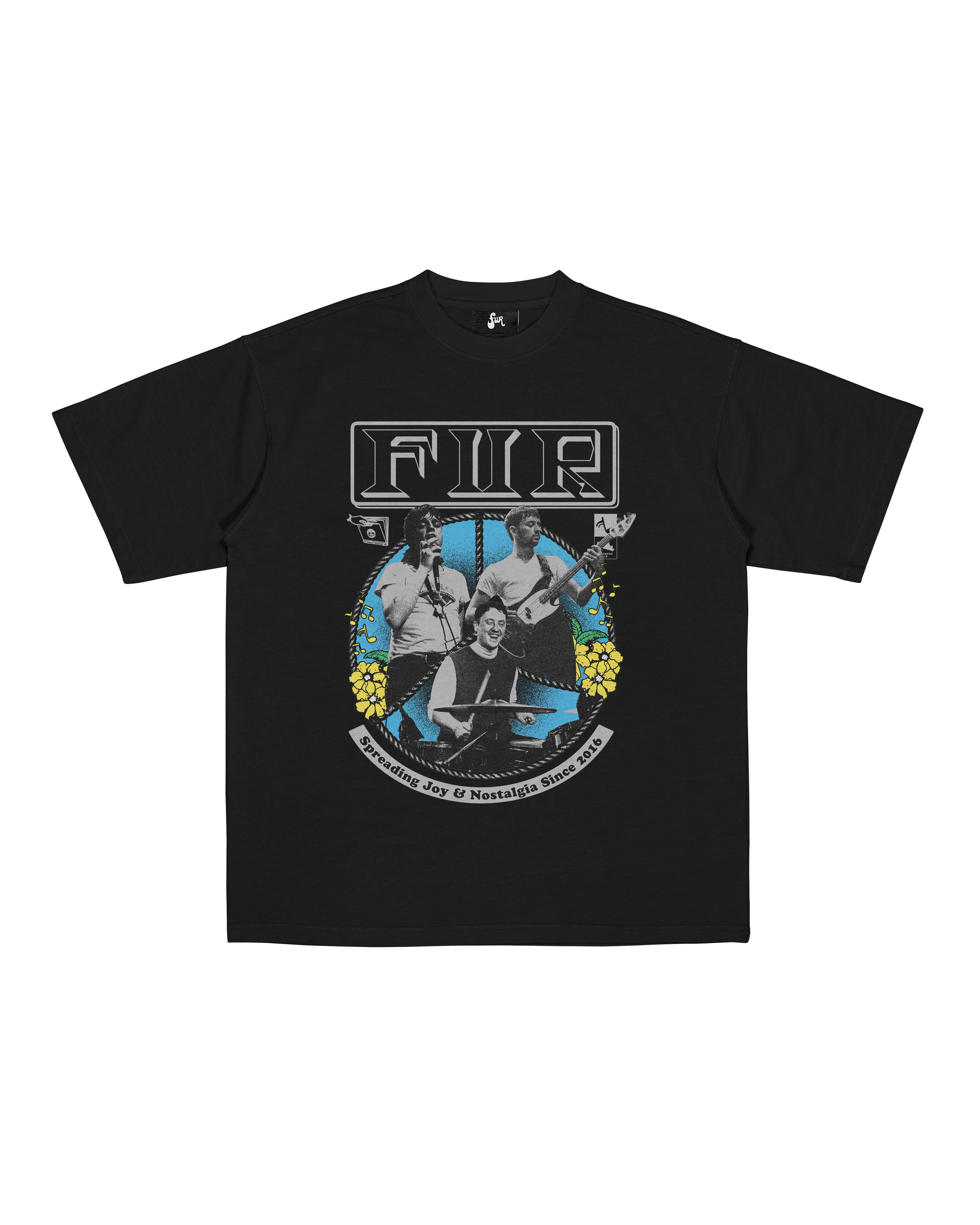 Fur "Spreading Joy and Nostalgia" Black T-Shirt