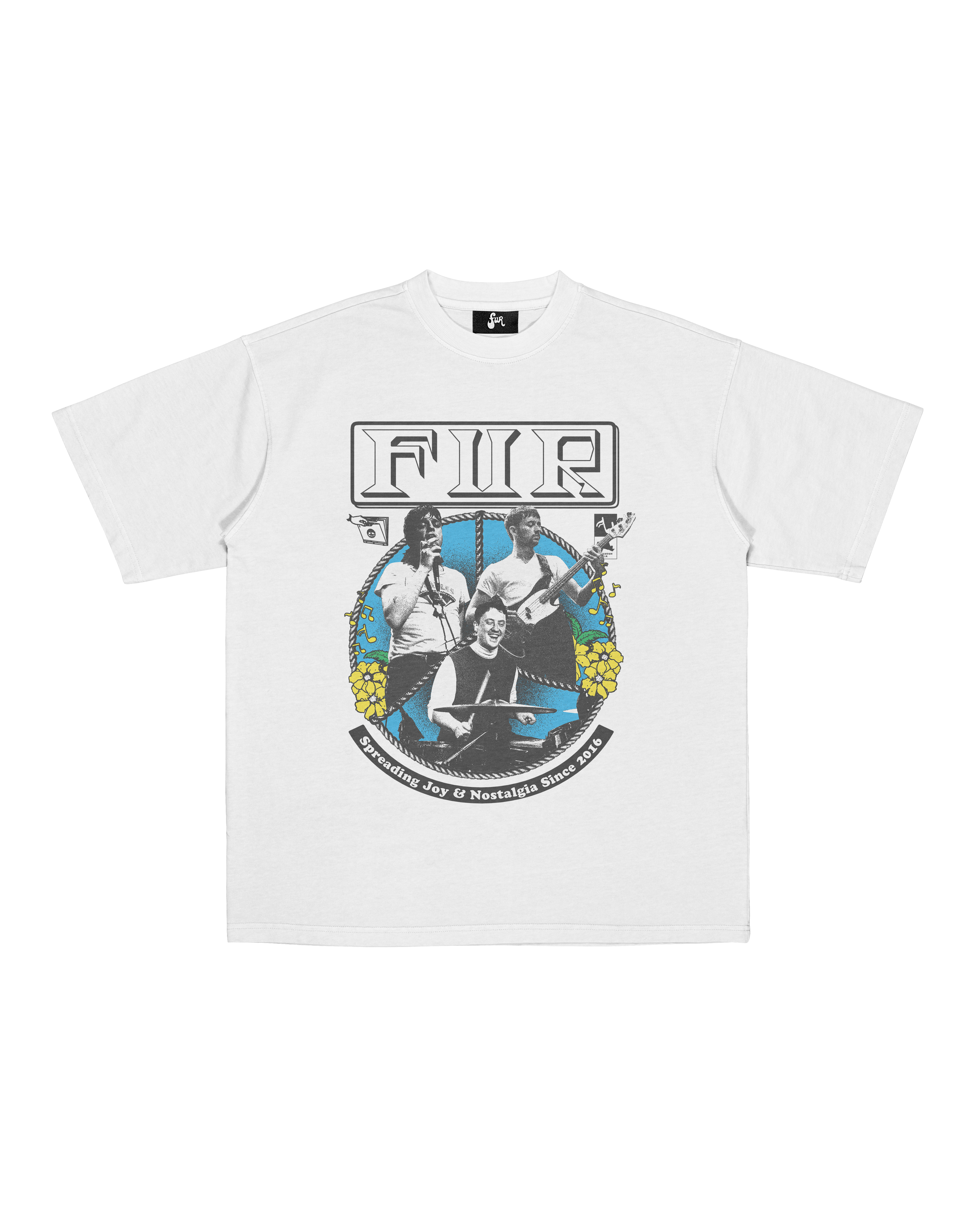 Fur "Spreading Joy and Nostalgia" White T-Shirt